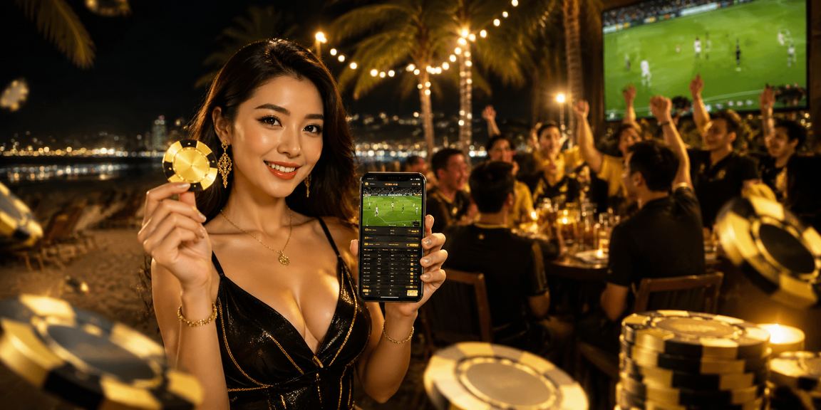 Người chơi thư giãn và đặt cược thể thao tại bãi biển Phú Quốc